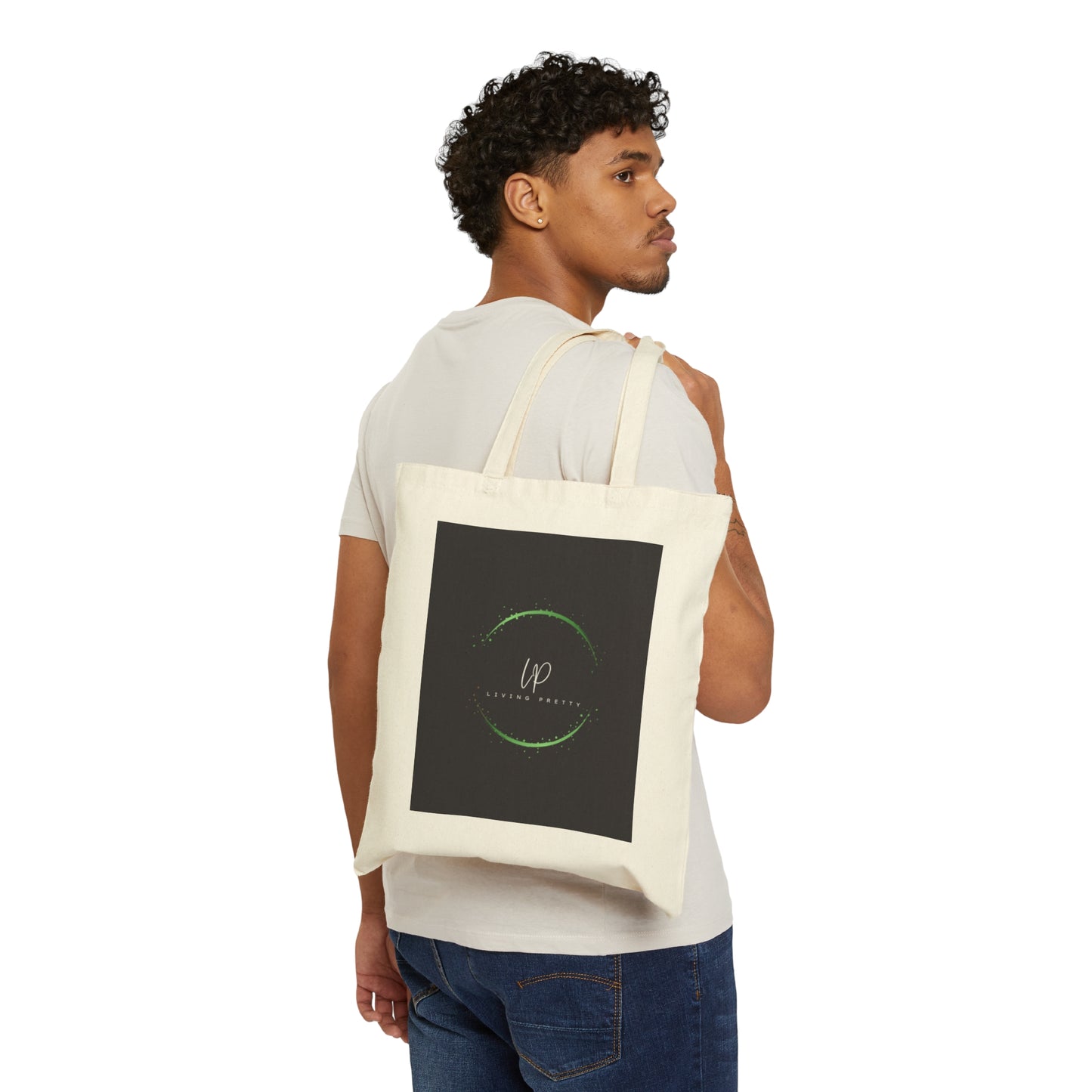 Living Pretty Cotton Canvas Tote Bag