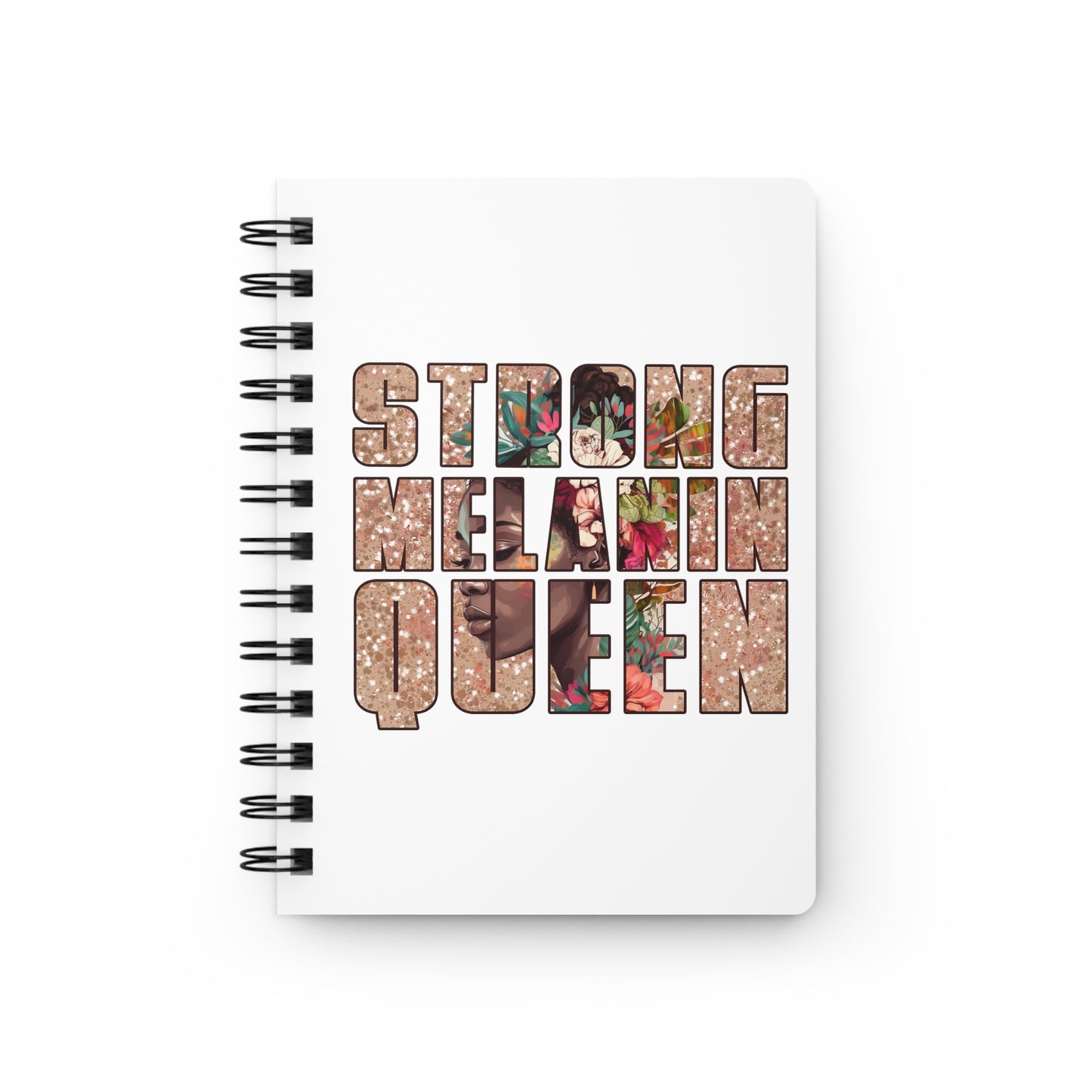 Melanin Queen Spiral Bound Journal